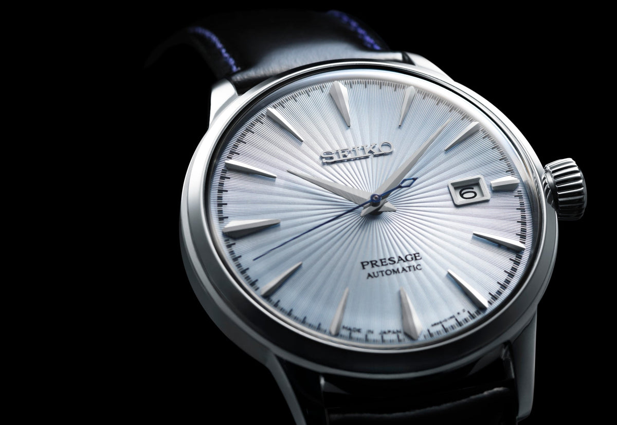 Seiko presage light blue hotsell