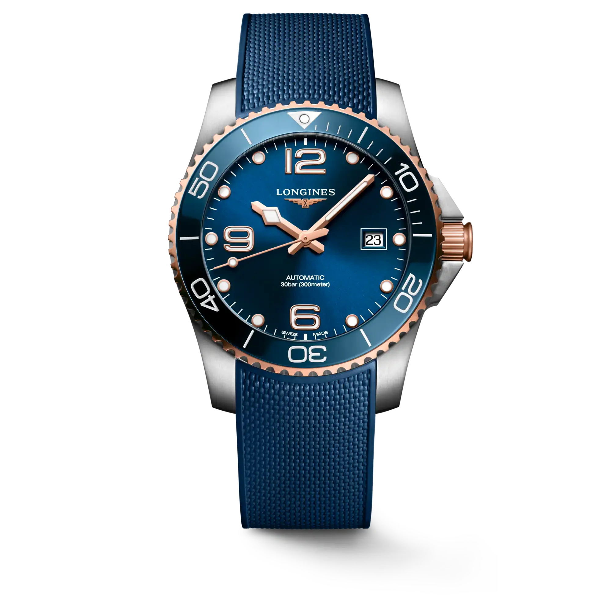 LONGINES HYDROCONQUEST CERAMIC BLUE DIAL 41MM AUTOMATIC DIVING WATCH L37813989