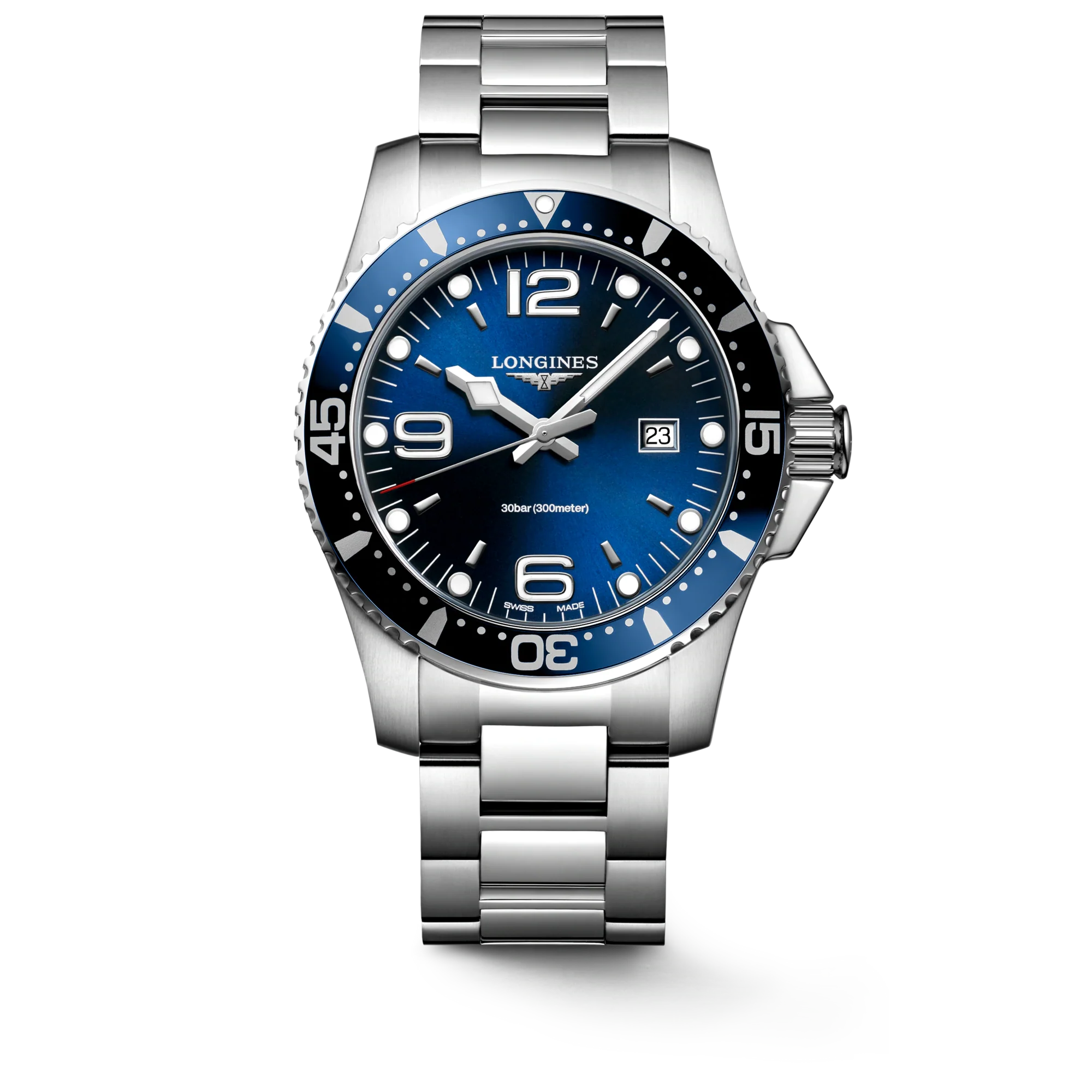 LONGINES HYDROCONQUEST 44MM BLUE DIAL DIVING WATCH L38404966