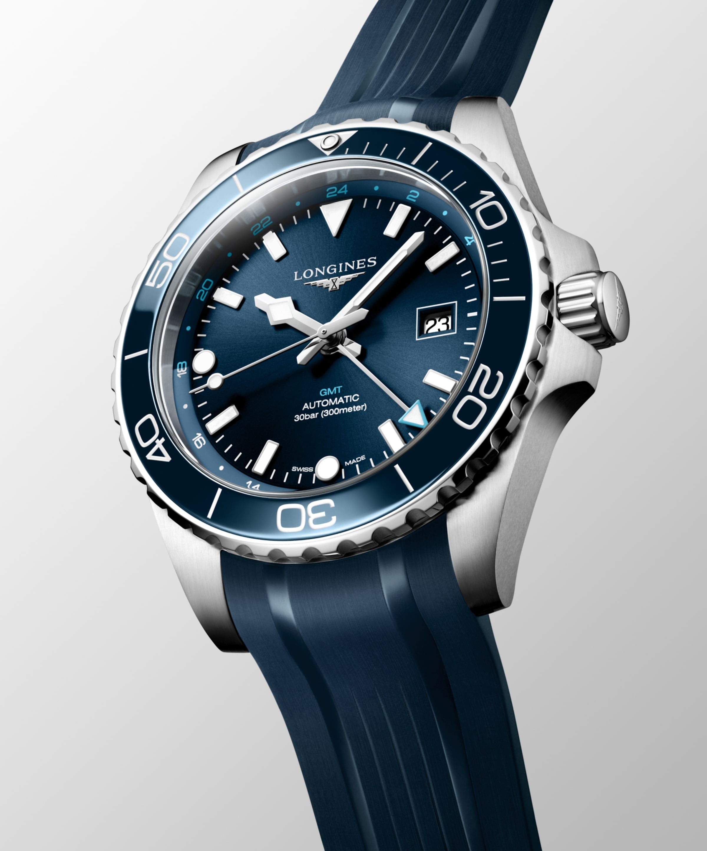 LONGINES - HYDROCONQUEST GMT - L3.890.4.96.9