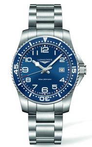 PRE-OWNED LONGINES HYDROCONQUEST QUARTZ 39 BLUE - L36884036