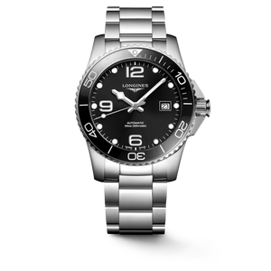 LONGINES HYDROCONQUEST CERAMIC 41MM AUTOMATIC DIVING WATCH L37814566 Watchosity