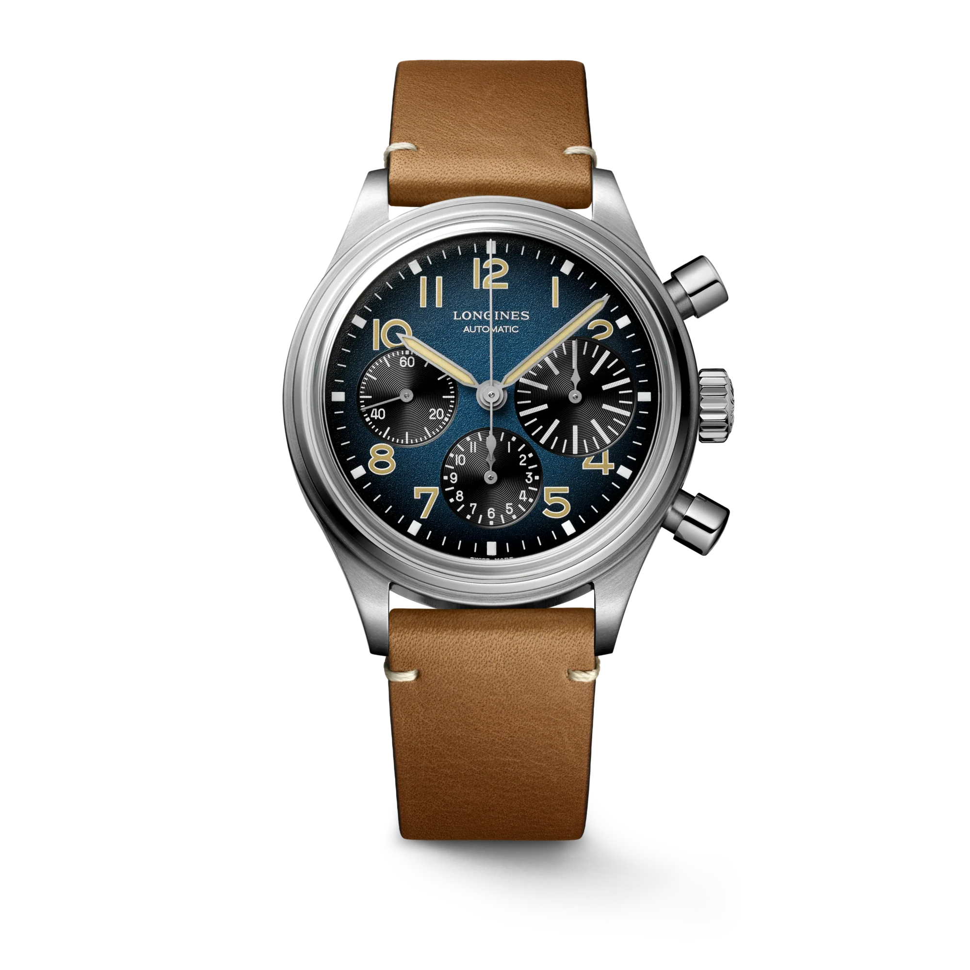 LONGINES AVIGATION BIGEYE CHRONOGRAPH BLUE PETROL TITANIUM 41MM L28161932