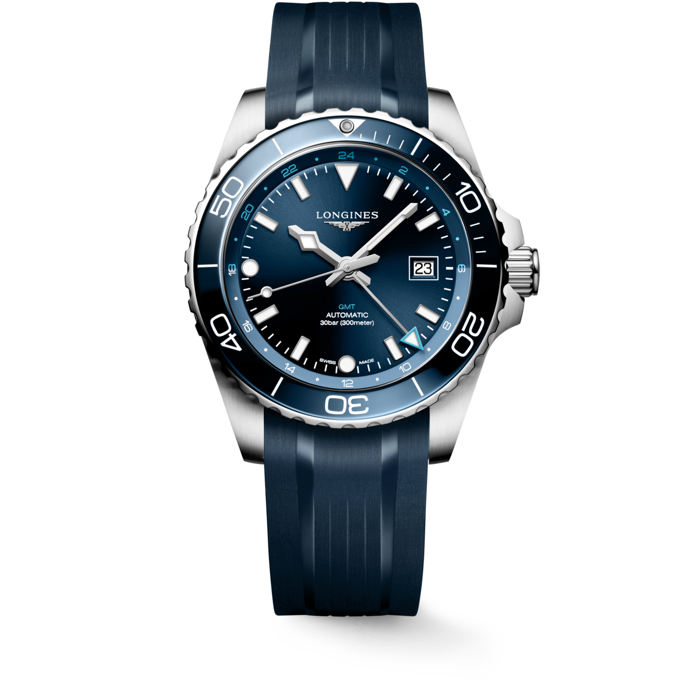 LONGINES - HYDROCONQUEST GMT - L3.890.4.96.9