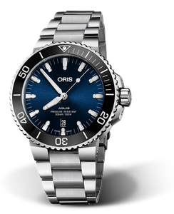 ORIS AQUIS DATE BLUE 01 733 7730 4135-07 8 24 05PEB