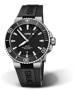 ORIS AQUIS DATE BLACK DIAL 01 733 7730 4134-07 4 24 64EB