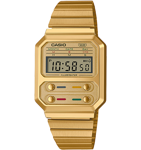 Casio classic gold watch sale