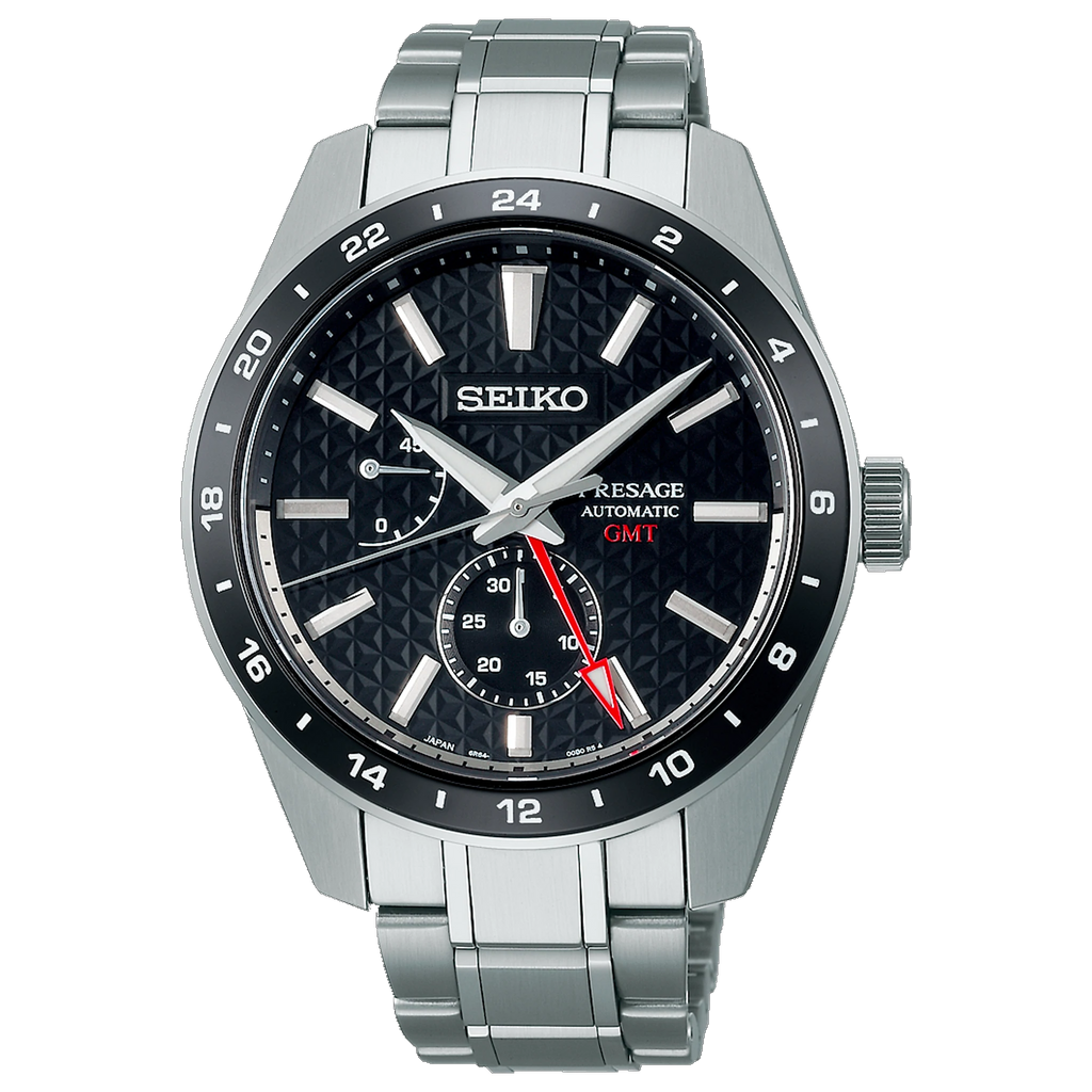 SEIKO PRESAGE SHARP EDGED SERIES GMT SPB221J1