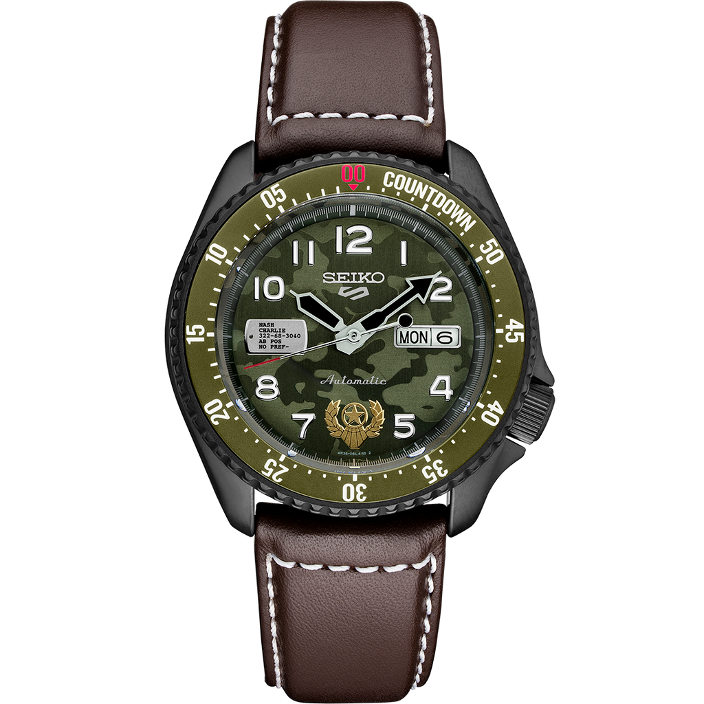 SEIKO 5 SPORTS "STREET FIGHTER V GUILE " LTD EDITION SRPF21