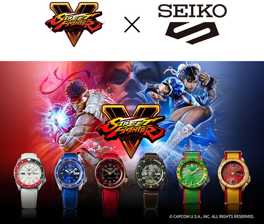 SEIKO 5 SPORTS "STREET FIGHTER V ZANGIEF" LTD EDITION SRPF24