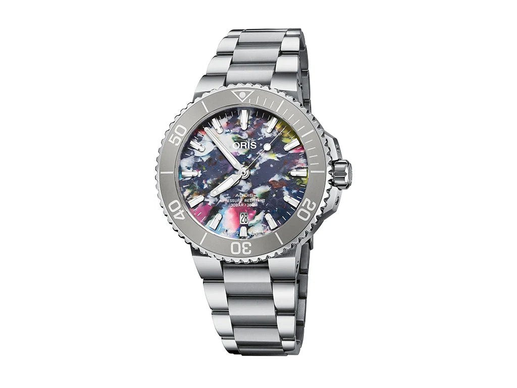 ORIS AQUIS DATE UPCYCLE WATCH 01 733 7770 4150-SET