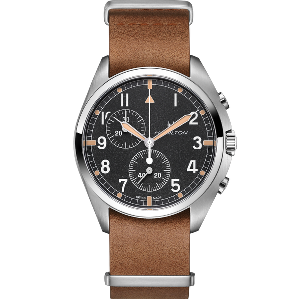 HAMILTON KHAKI AVIATION PILOT PIONEER CHRONO QUARTZ