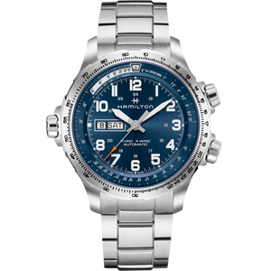 HAMILTON  KHAKI AVIATION X-WIND DAY DATE AUTO H77765141