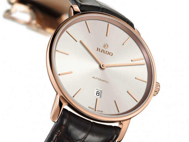 RADO DIAMASTER THINLINE AUTOMATIC SILVER DIAL R14068026